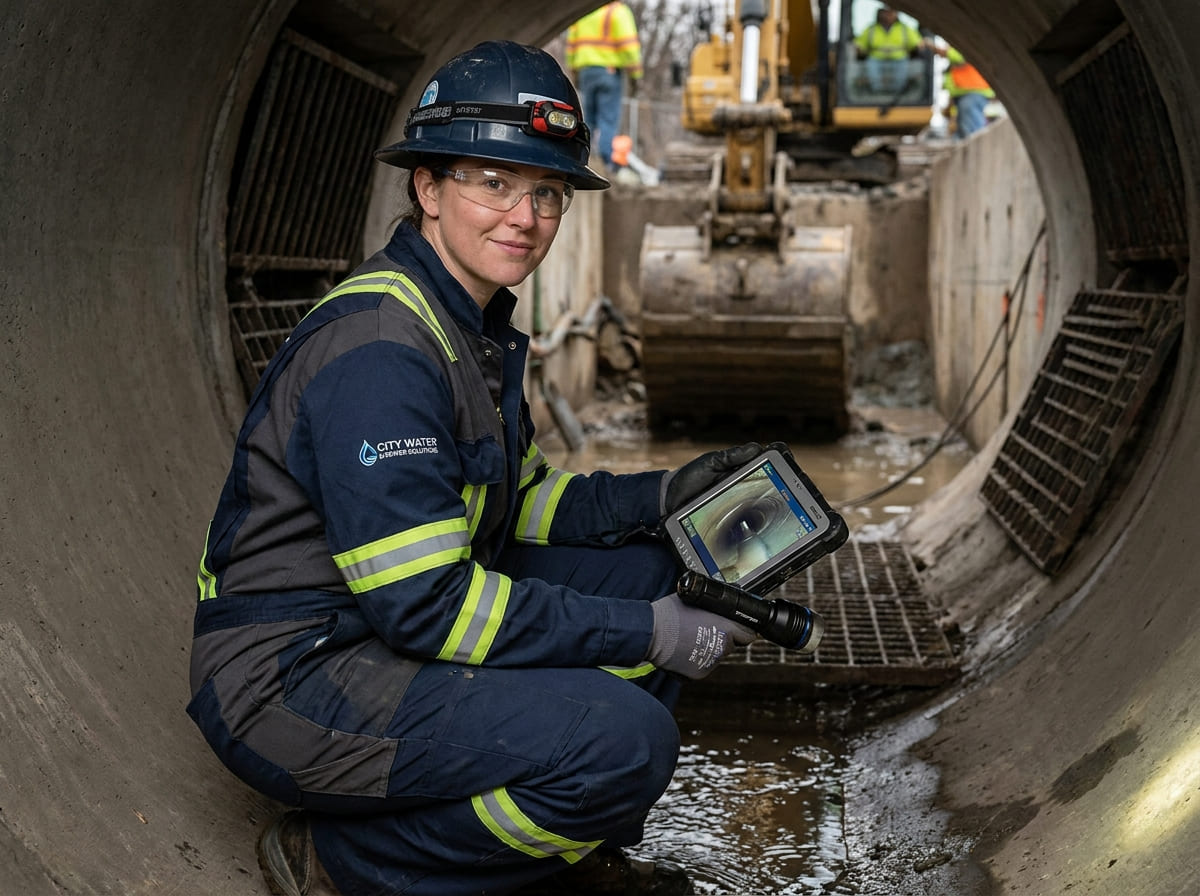 Sewer Line Inspection & Replacement in College Grove